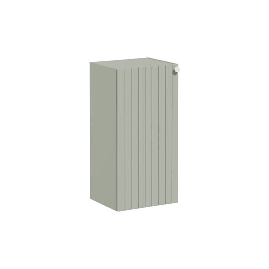 VitrA Root Groove 40cm 1 Door Lower/Base Unit (LH Hinge) - Matt Retro Green