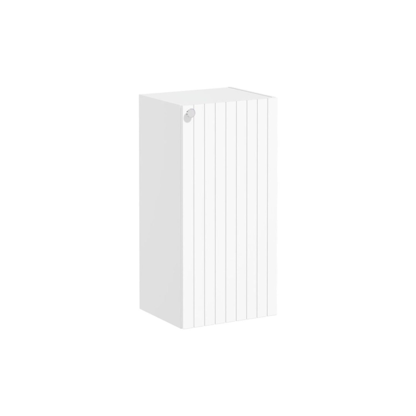 VitrA Root Groove 40cm 1 Door Lower/Base Unit (RH Hinge) - Matt White