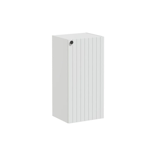 VitrA Root Groove 40cm 1 Door Lower/Base Unit (RH Hinge) - Matt Light Grey