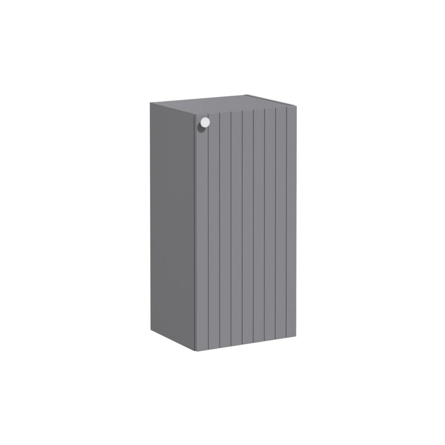 VitrA Root Groove 40cm 1 Door Lower/Base Unit (RH Hinge) - Matt Grey