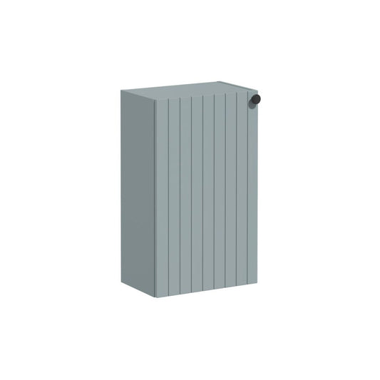 VitrA Root Groove 40cm 1 Door Slim Lower/Base Unit (LH Hinge) - Matt Fjord Green