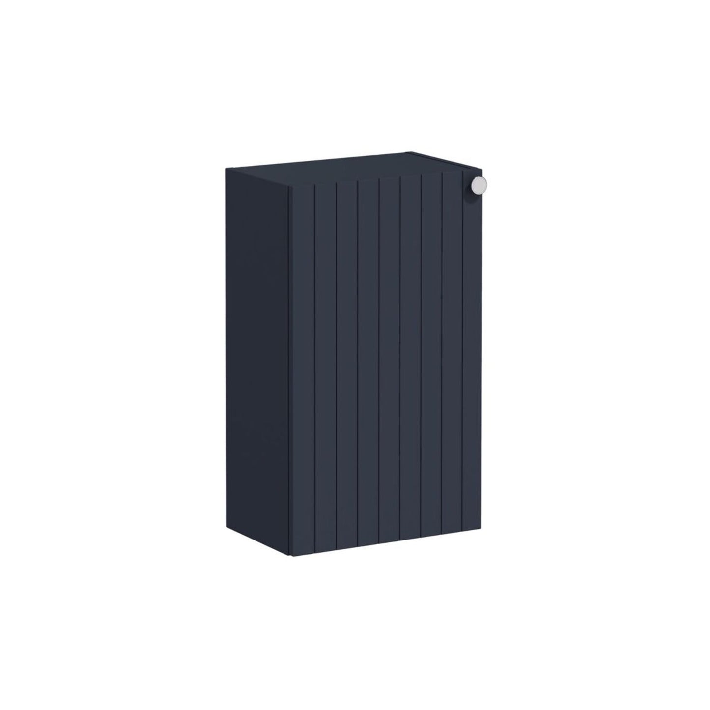 VitrA Root Groove 40cm 1 Door Slim Lower/Base Unit (LH Hinge) - Matt Dark Blue