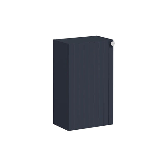 VitrA Root Groove 40cm 1 Door Slim Lower/Base Unit (LH Hinge) - Matt Dark Blue