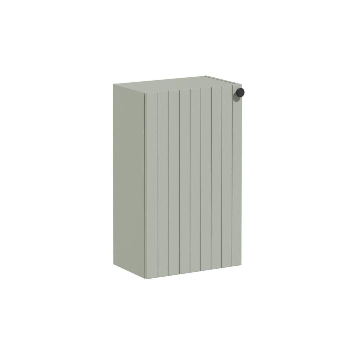 VitrA Root Groove 40cm 1 Door Slim Lower/Base Unit (LH Hinge) - Matt Retro Green
