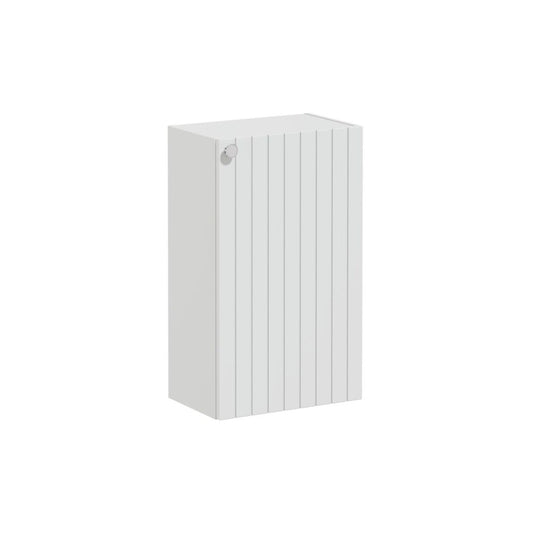 VitrA Root Groove 40cm 1 Door Slim Lower/Base Unit (RH Hinge) - Matt Light Grey