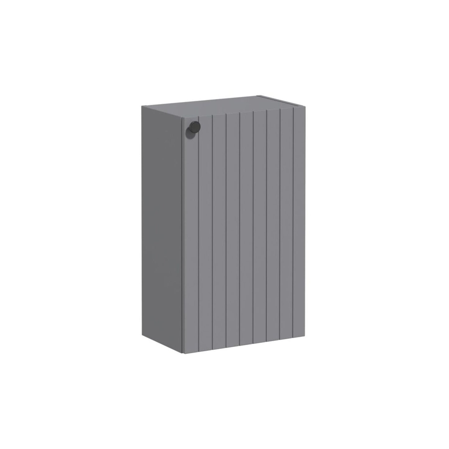 VitrA Root Groove 40cm 1 Door Slim Lower/Base Unit (RH Hinge) - Matt Grey
