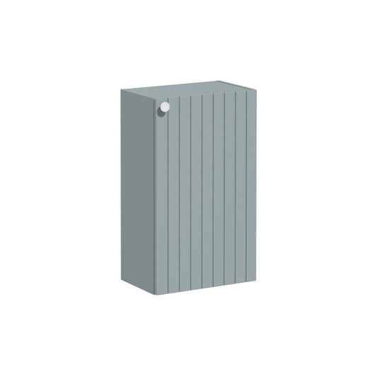 VitrA Root Groove 40cm 1 Door Slim Lower/Base Unit (RH Hinge) - Matt Fjord Green