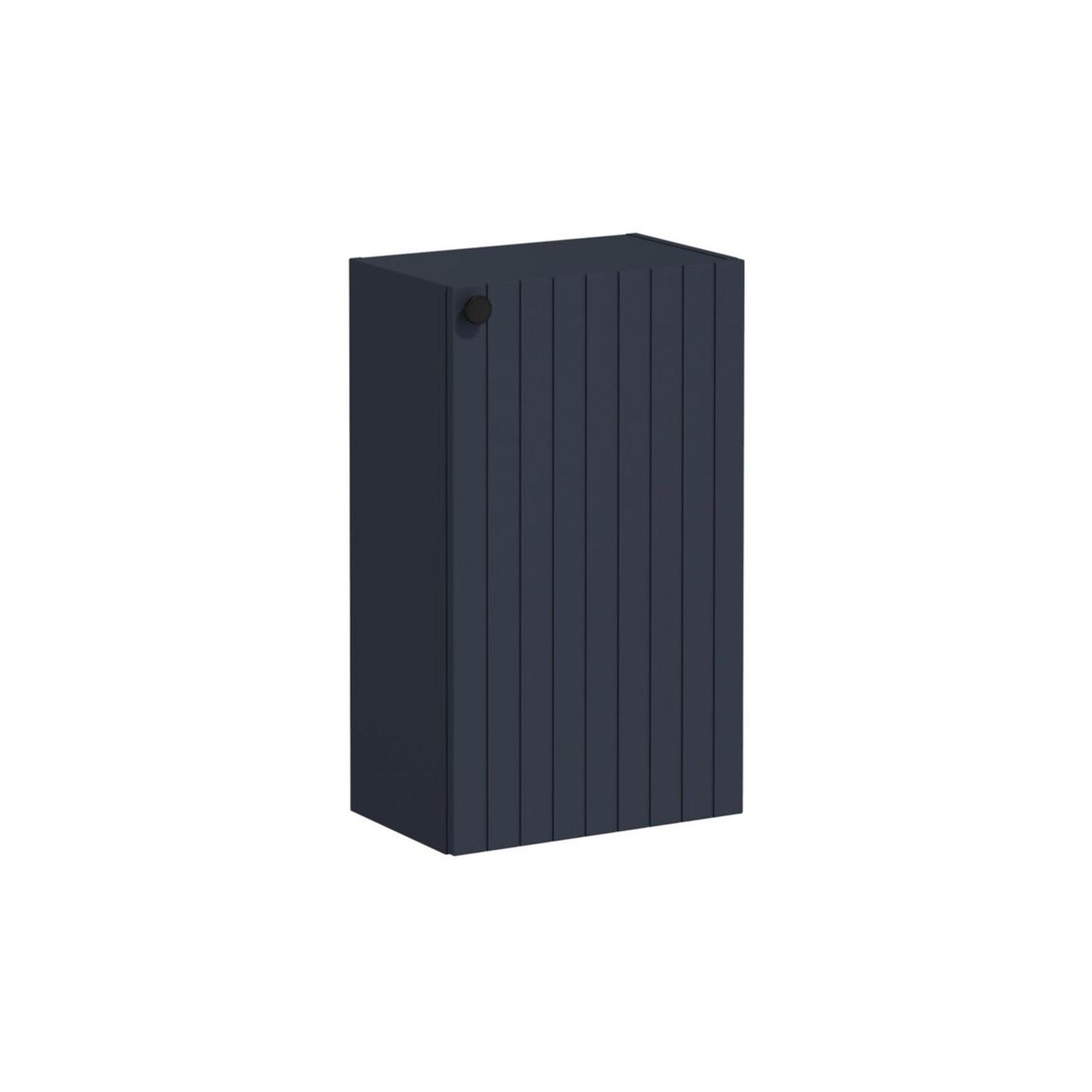 VitrA Root Groove 40cm 1 Door Slim Lower/Base Unit (RH Hinge) - Matt Dark Blue