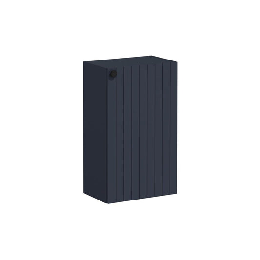 VitrA Root Groove 40cm 1 Door Slim Lower/Base Unit (RH Hinge) - Matt Dark Blue