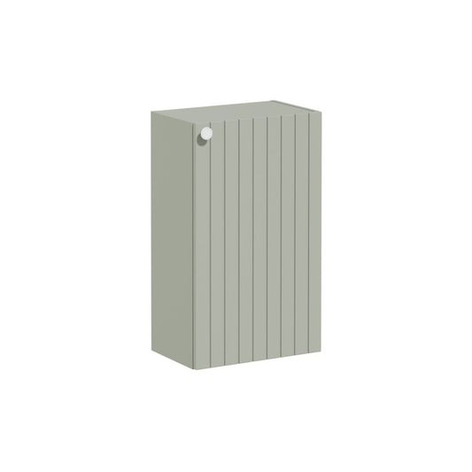 VitrA Root Groove 40cm 1 Door Slim Lower/Base Unit (RH Hinge) - Matt Retro Green