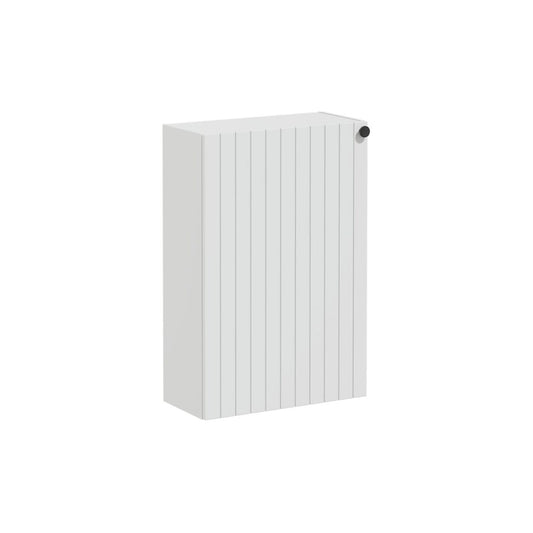 VitrA Root Groove 55cm 1 Door Slim Lower/Base Unit (LH Hinge) - Matt Light Grey