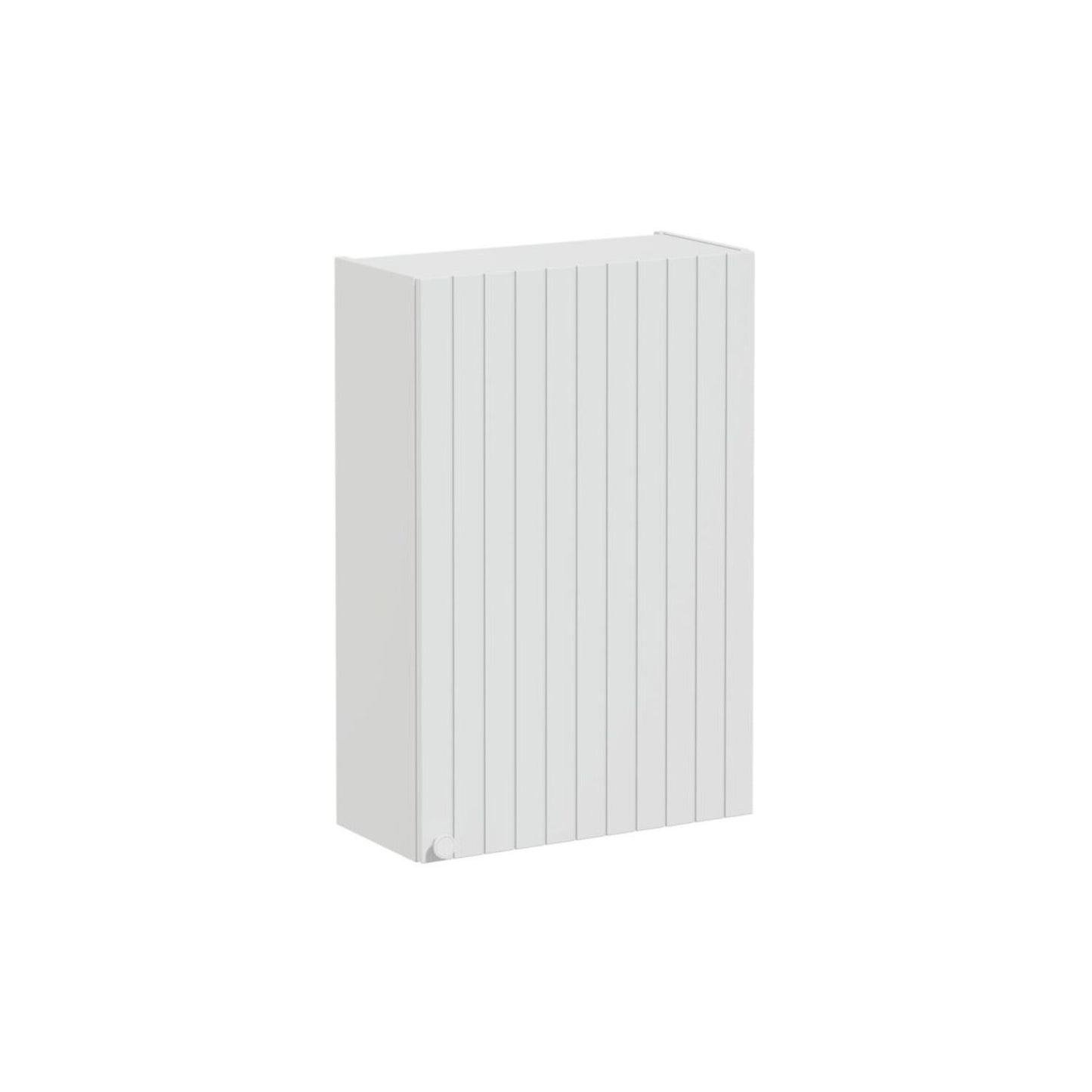 VitrA Root Groove 55cm 1 Door Slim Lower/Base Unit (RH Hinge) - Matt Light Grey
