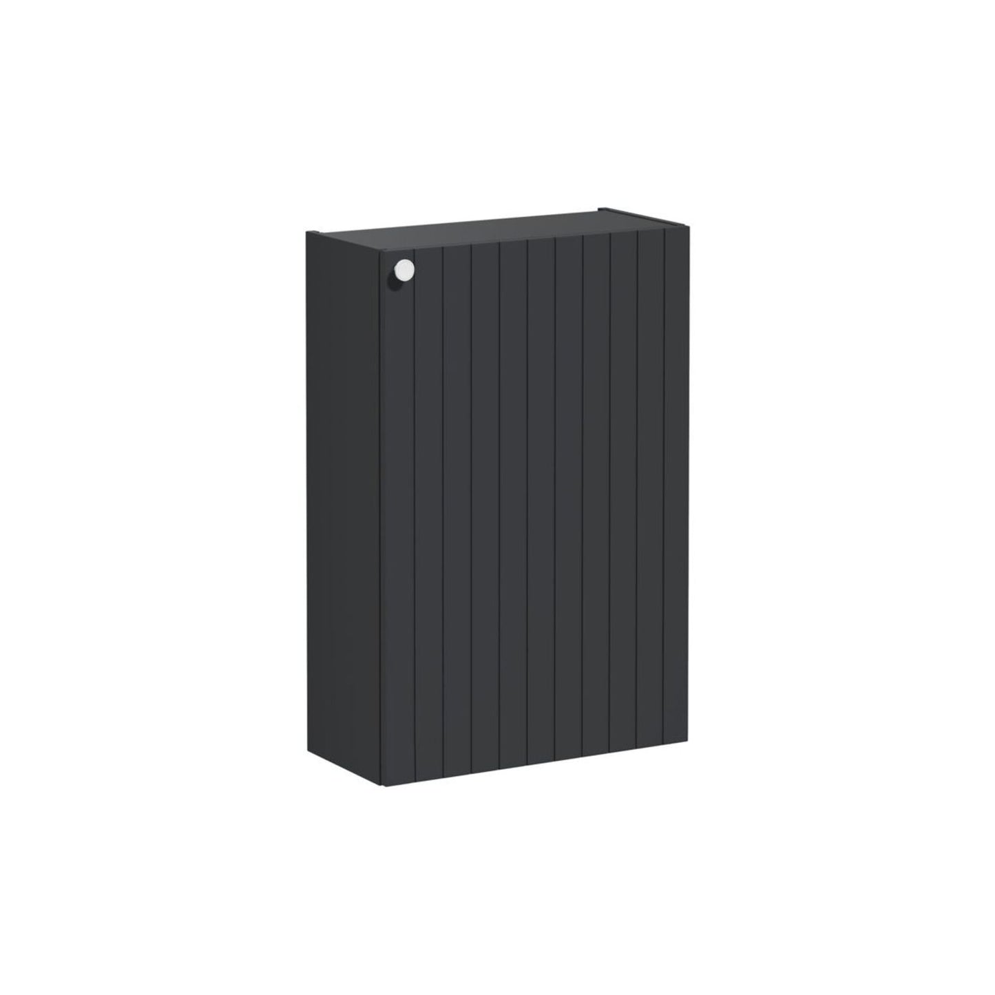 VitrA Root Groove 55cm 1 Door Slim Lower/Base Unit (RH Hinge) - Matt Graphite