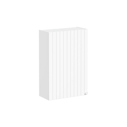 VitrA Root Groove 60cm 1 Door Upper/Wall Unit (LH Hinge) - Matt White