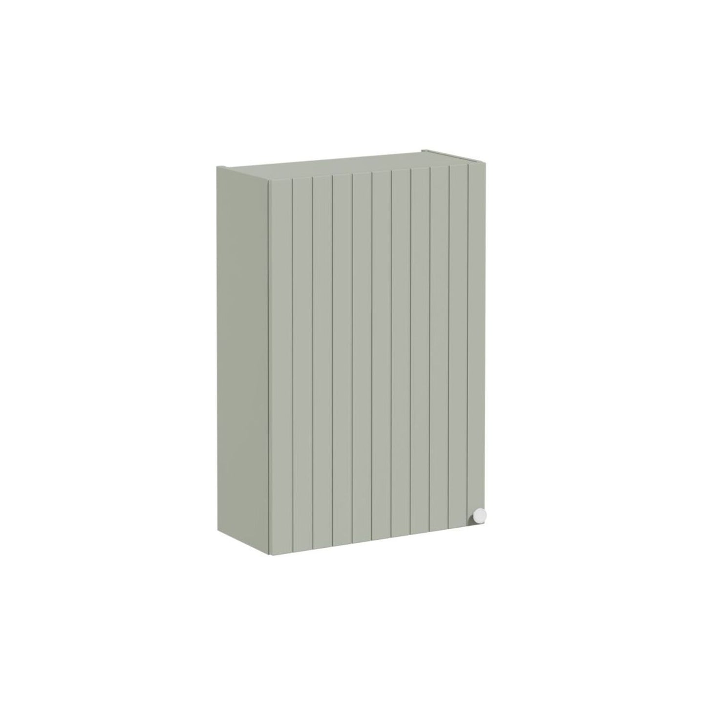 VitrA Root Groove 60cm 1 Door Upper/Wall Unit (LH Hinge) - Matt Retro Green