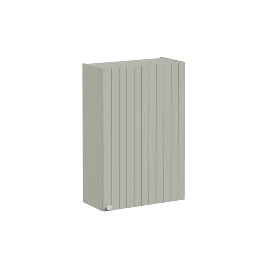 VitrA Root Groove 60cm 1 Door Upper/Wall Unit (RH Hinge) - Matt Retro Green