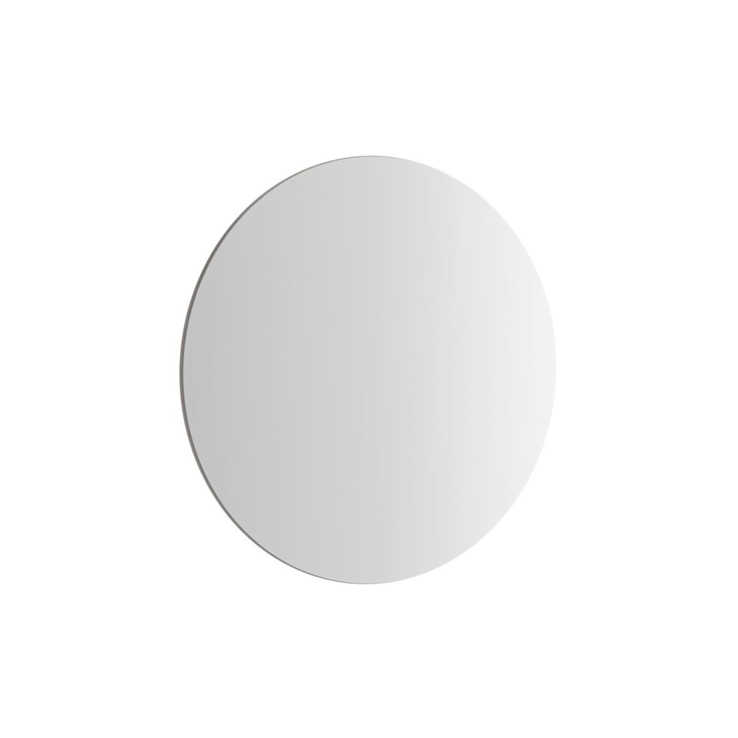 VitrA Round Mirror - Brushed Chrome