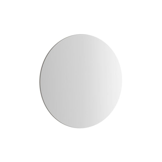 VitrA Round Mirror - Brushed Chrome