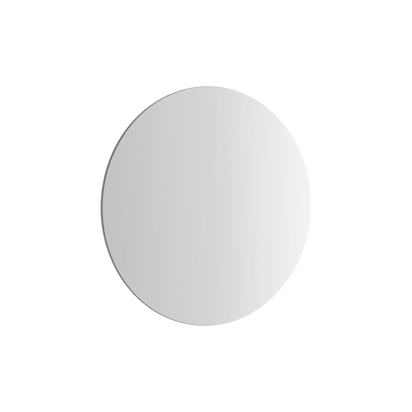 VitrA Round Mirror - Brushed Chrome