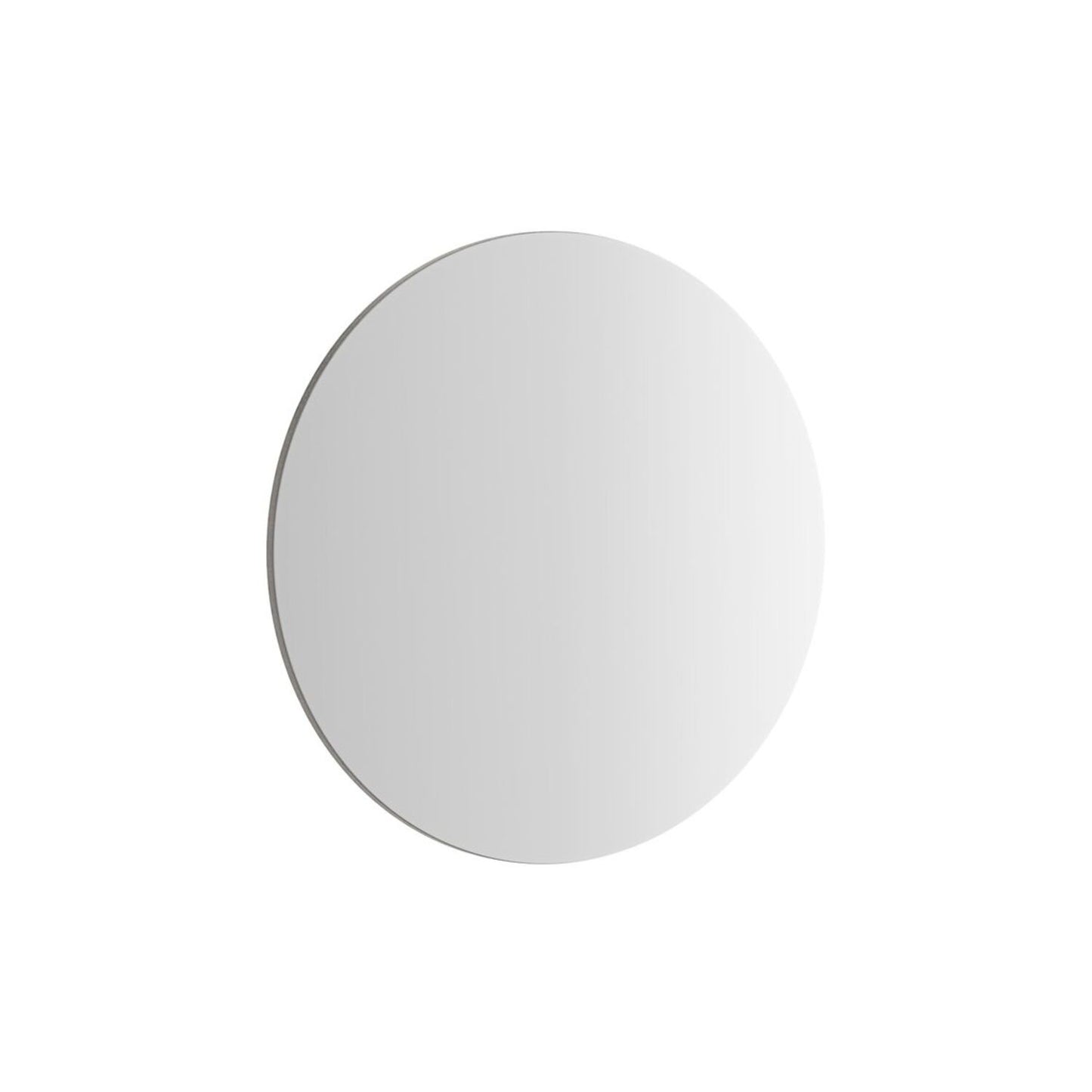 VitrA Round Mirror - Brushed Chrome