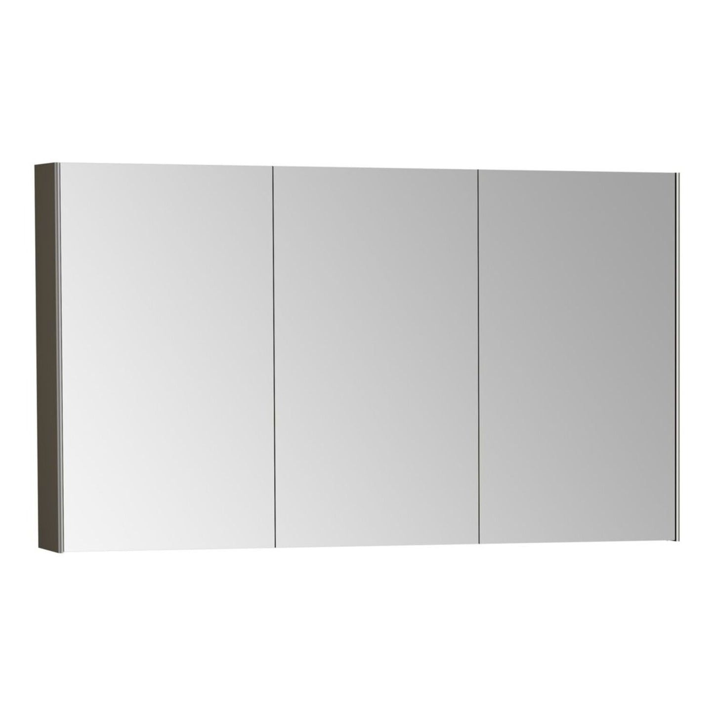 VitrA Mirrored Cabinet - Brushed Chrome