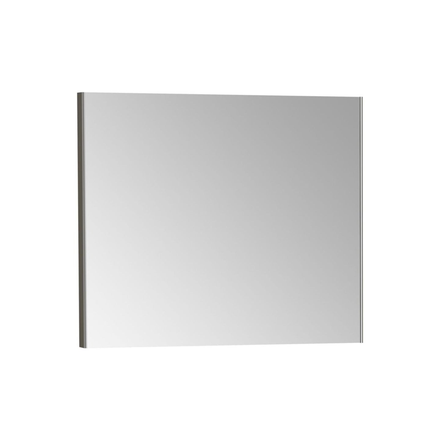 VitrA Rectangular Mirror - Brushed Chrome