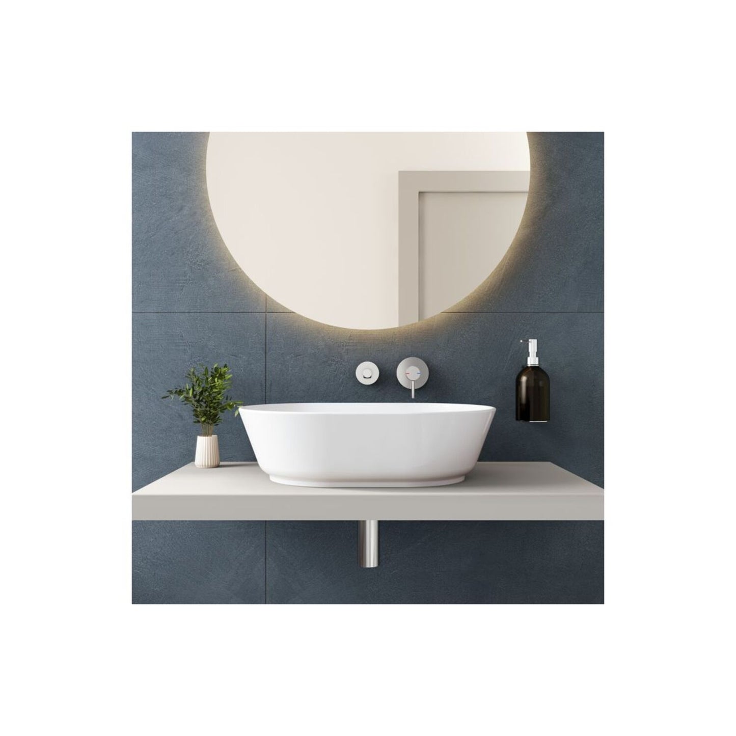 Vitra Geo Basin W/Overflow