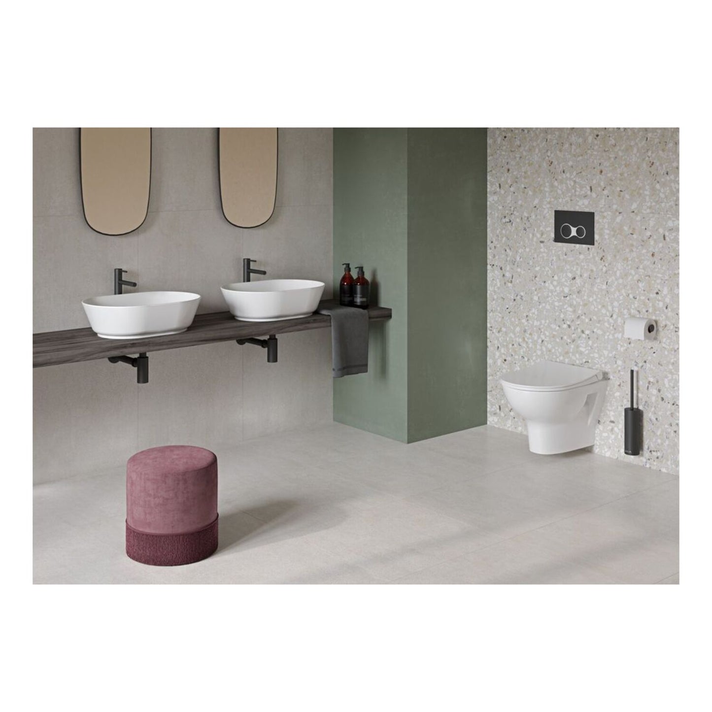 Vitra Geo Basin W/Overflow