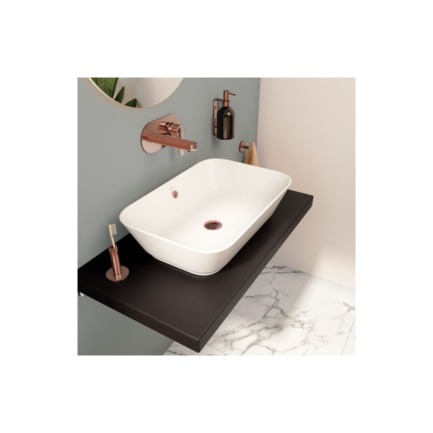 Vitra Geo Basin W/Overflow