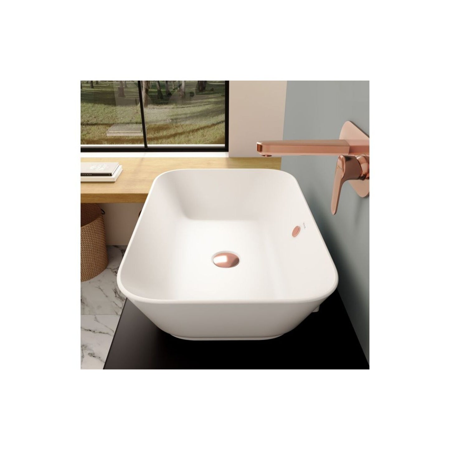 Vitra Geo Basin W/Overflow