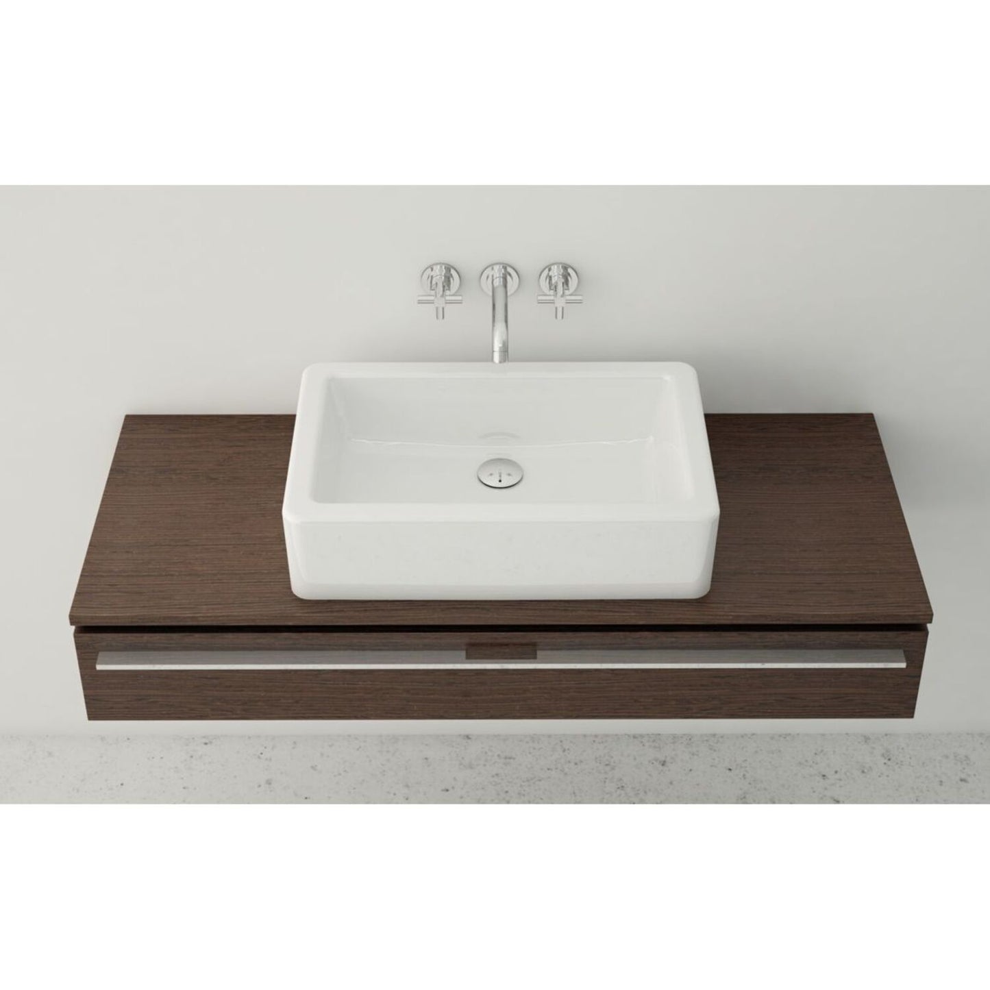 VitrA Nuo 0 Tap Hole Basin (No Overflow) 500X380mm - White