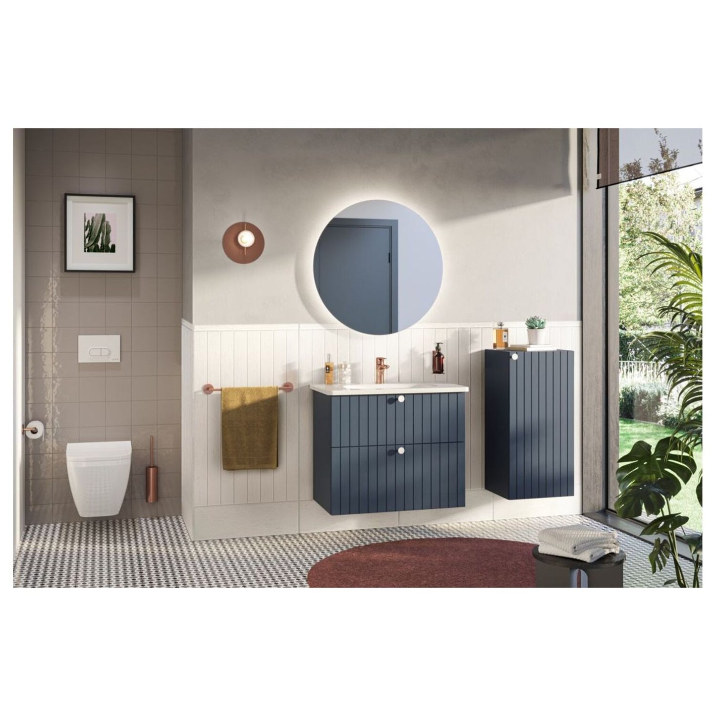 Vitra Zentrum Vanity Basin W/Overflow