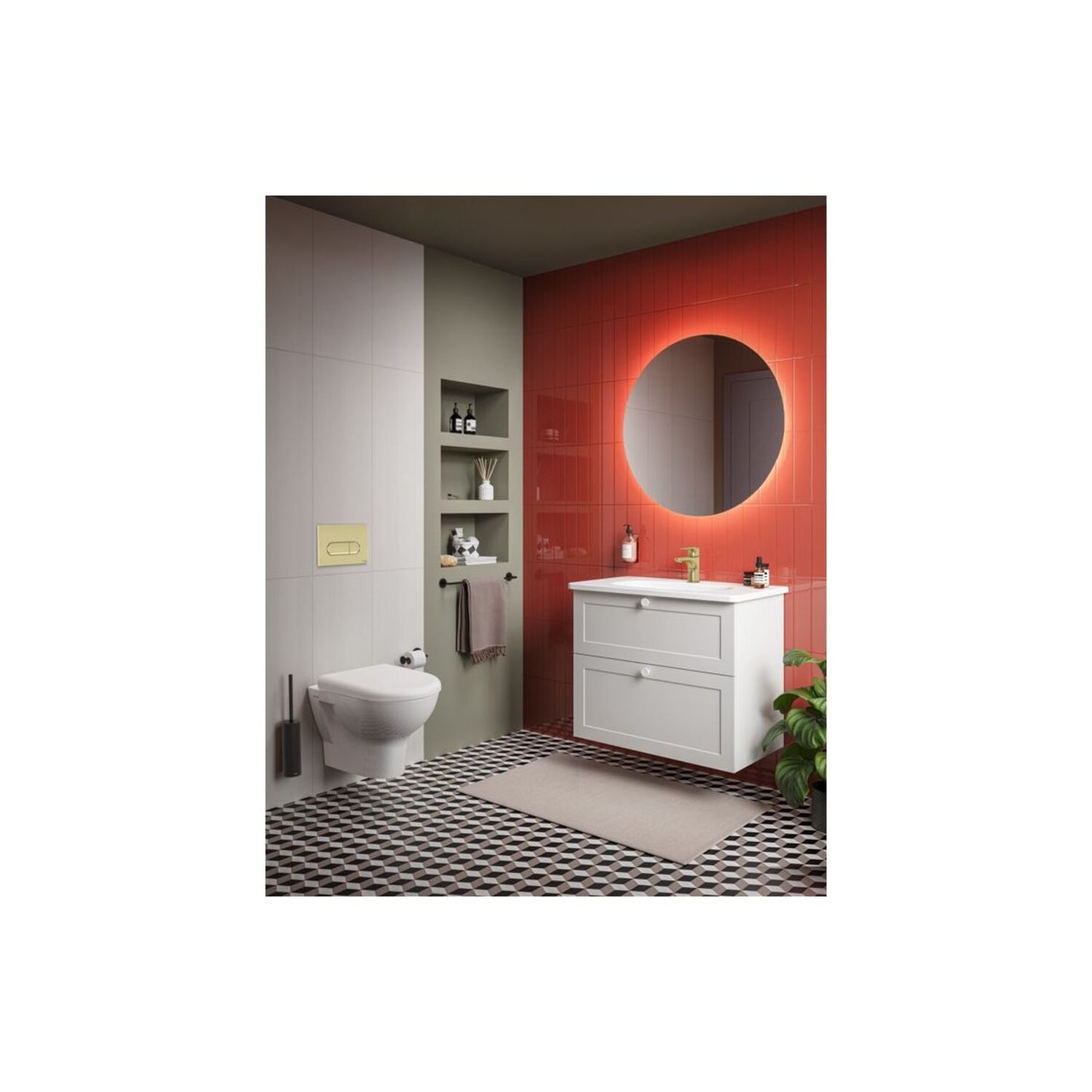 Vitra Zentrum Vanity Basin W/Overflow
