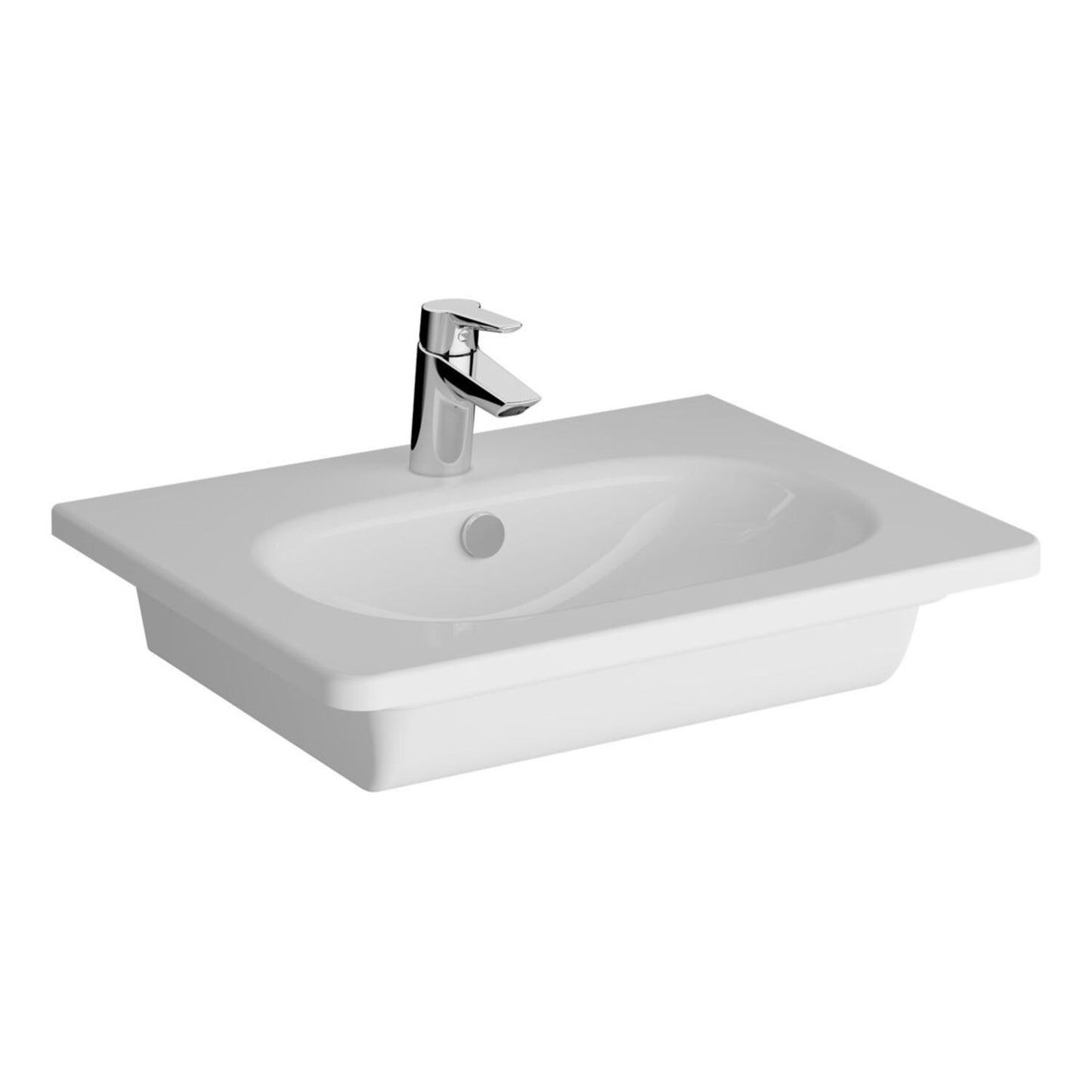 Vitra Zentrum Vanity Basin W/Overflow