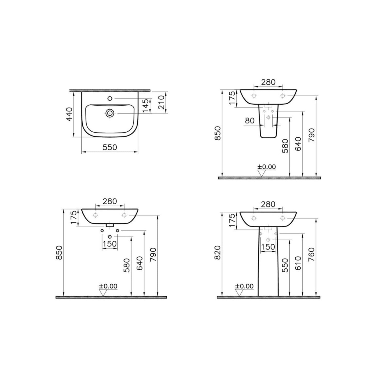Vitra S20 Basin Only
