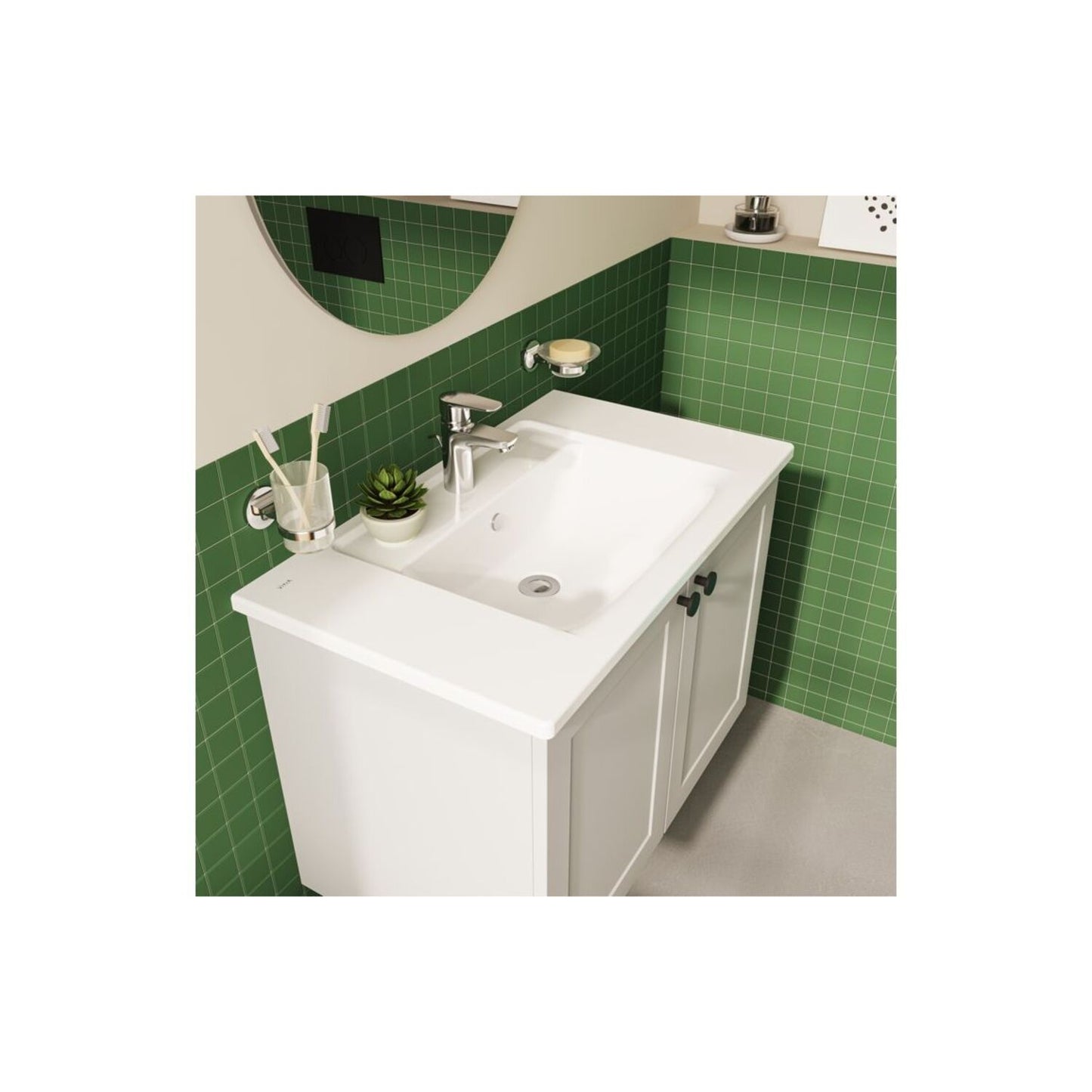 Vitra Integra Vanity Basin W/Overflow