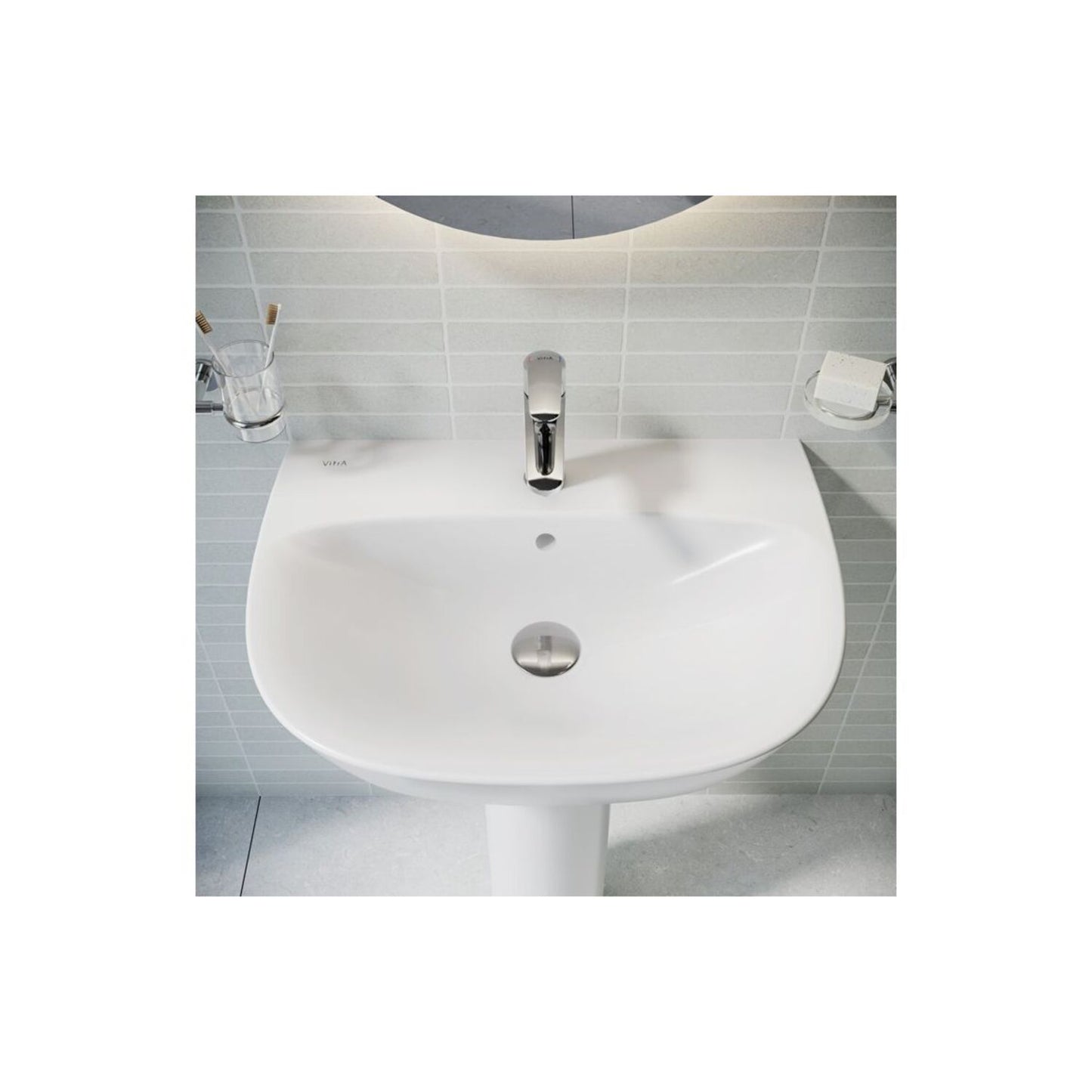Vitra Zentrum Basin W/Overflow