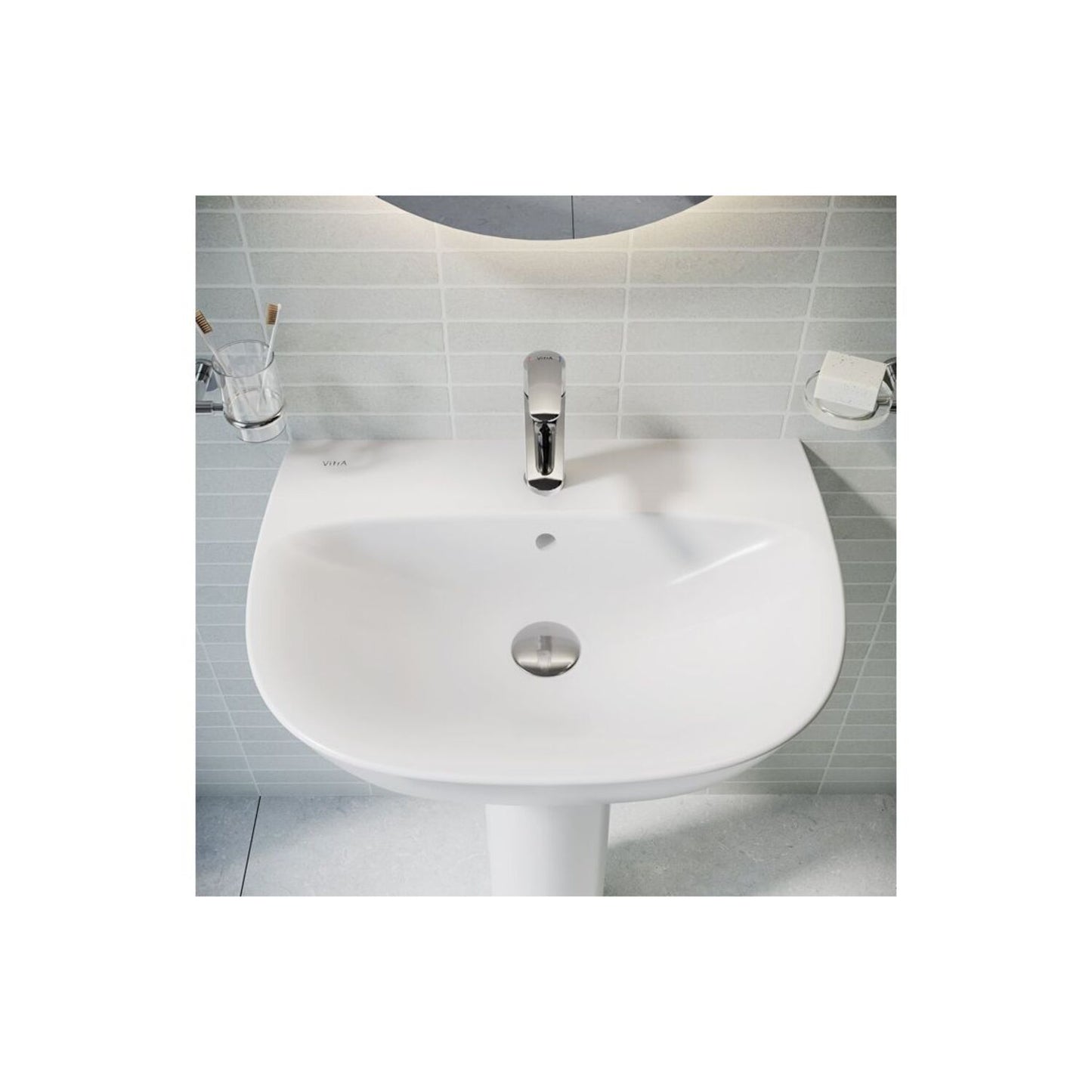 Vitra Zentrum Basin W/Overflow