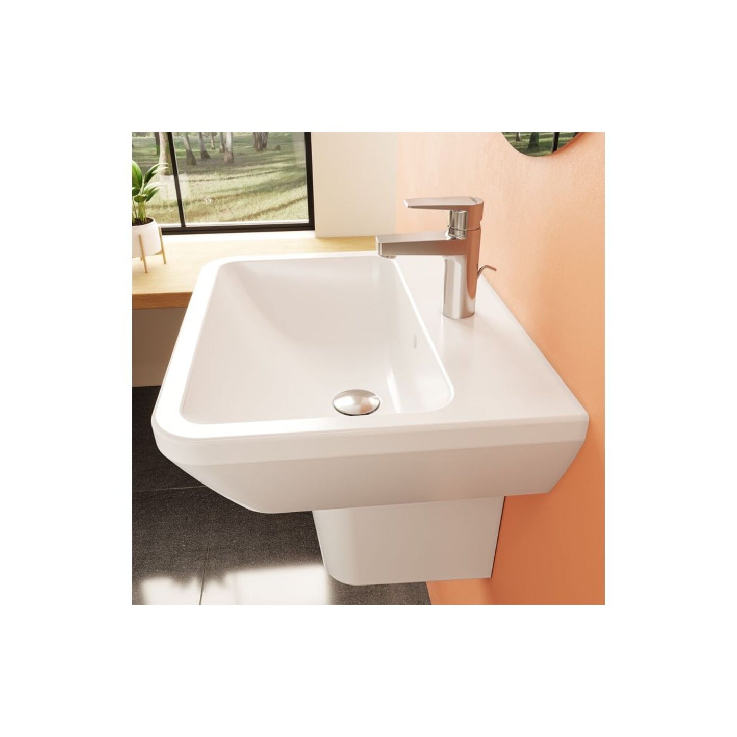 Vitra Integra Basin W/Overflow