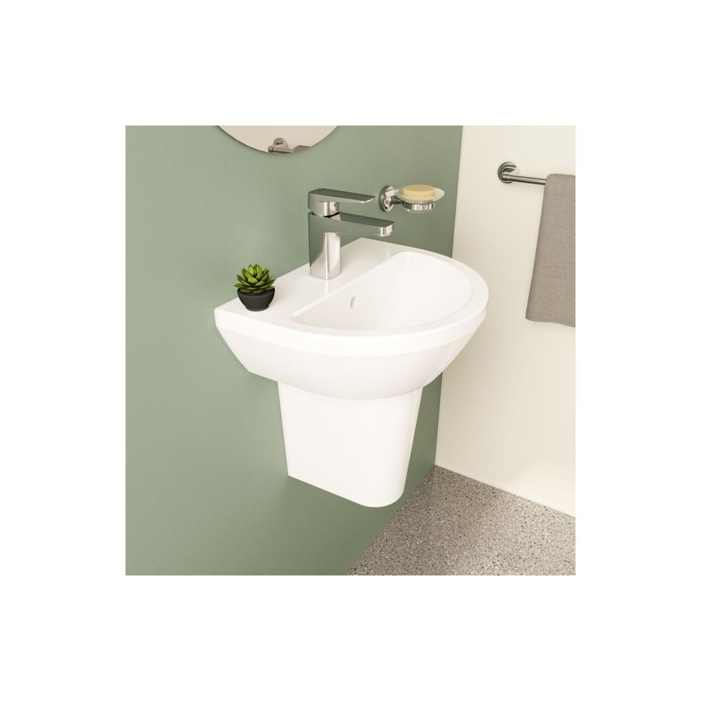 Vitra Integra Basin W/Overflow