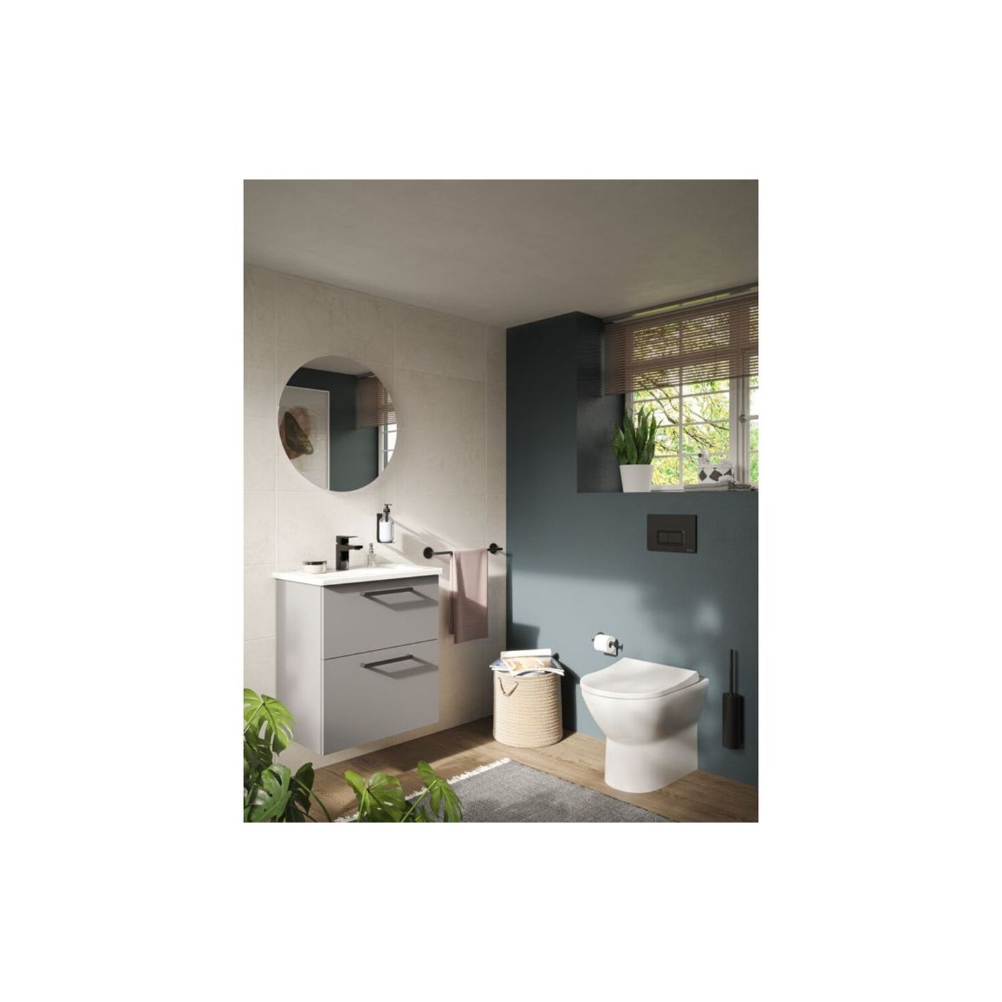 Vitra Integra Compact Basin W/Overflow
