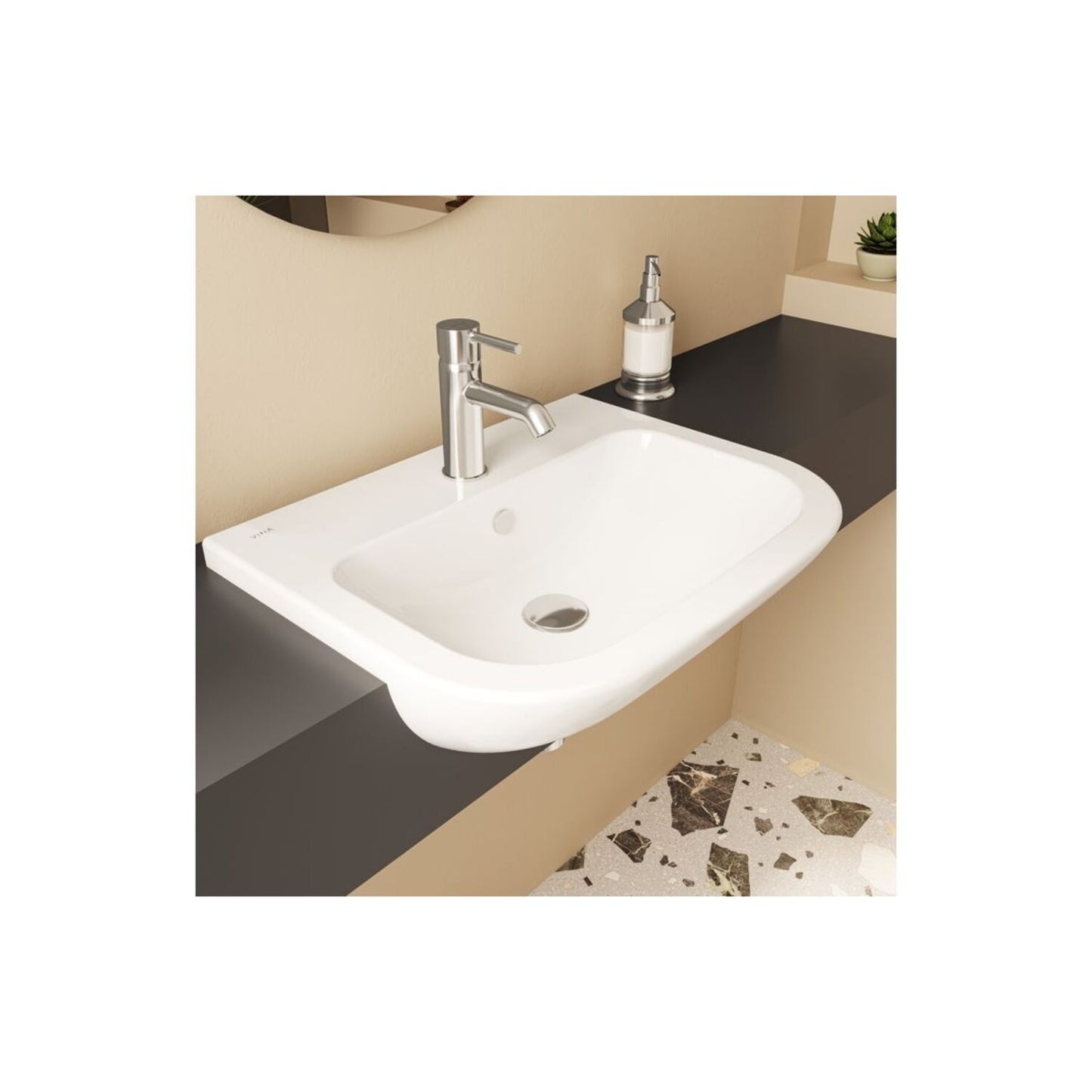 Vitra S20 Semi Recessed Basin