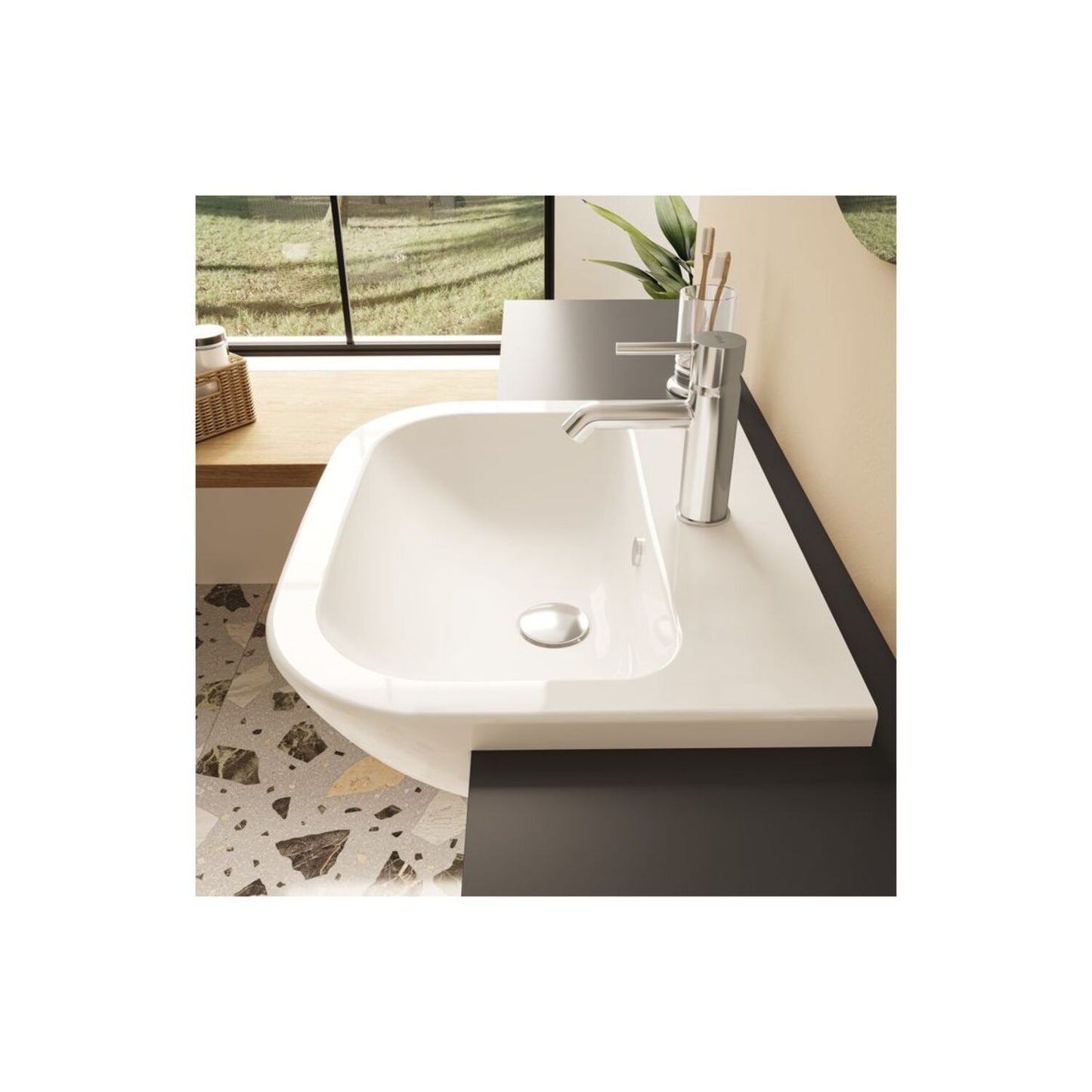Vitra S20 Semi Recessed Basin