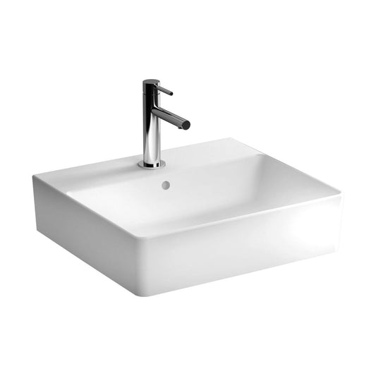 VitrA Nuo 1 Tap Hole Countertop Basin w/Overflow 500X440mm - White