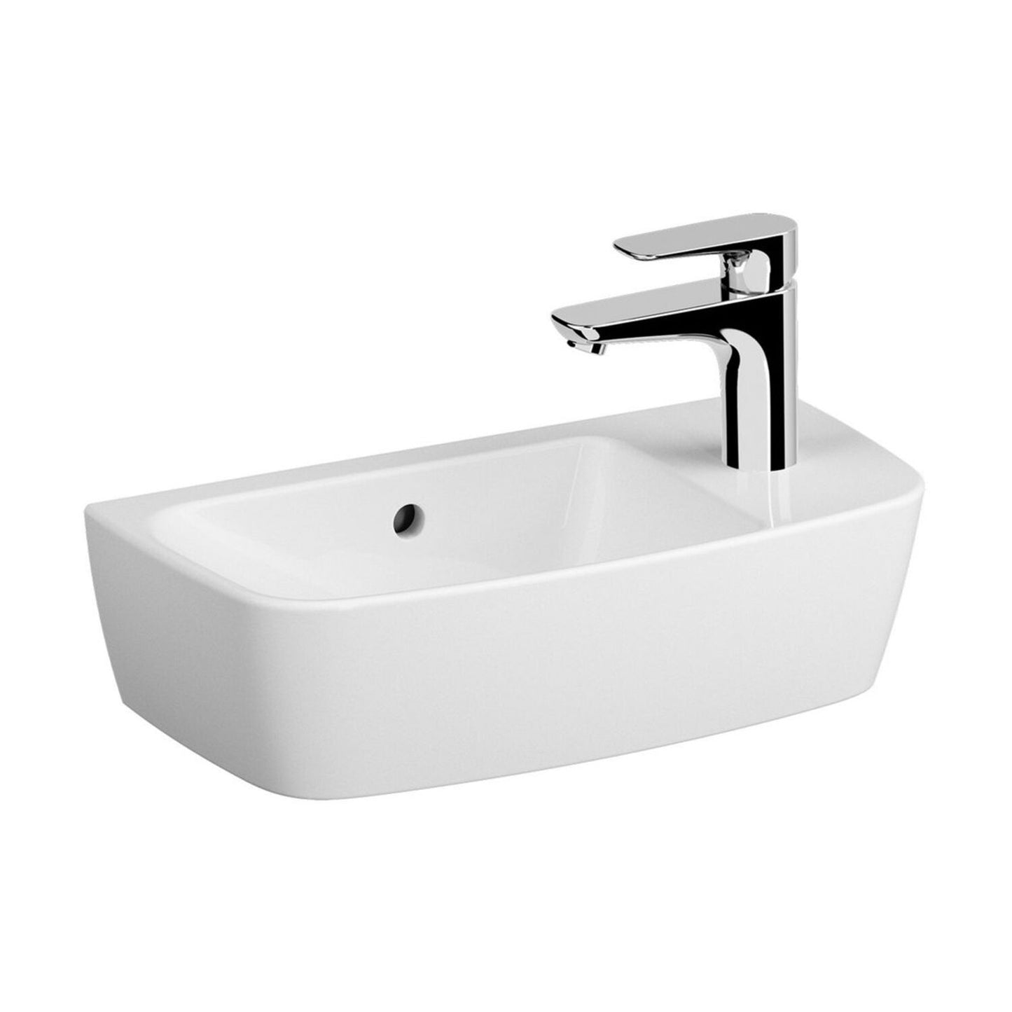 VitrA Shift 1 Tap Hole Countertop Washbowl (RH) 500X250mm - White