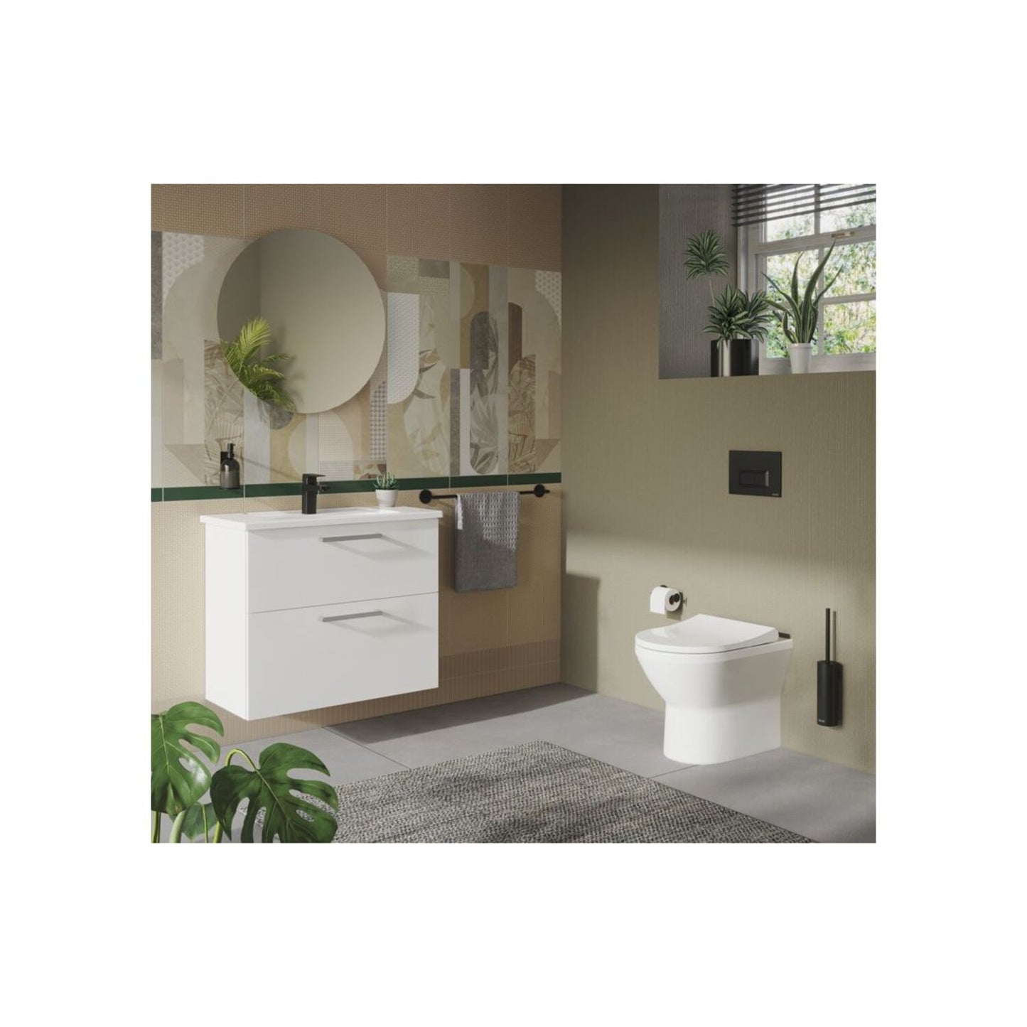 Vitra Integra Vanity Basin W/Overflow