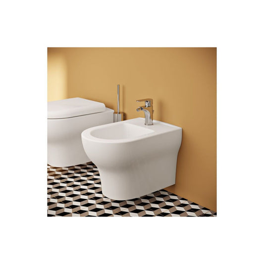 VitrA Zentrum Wall Hung Bidet - White