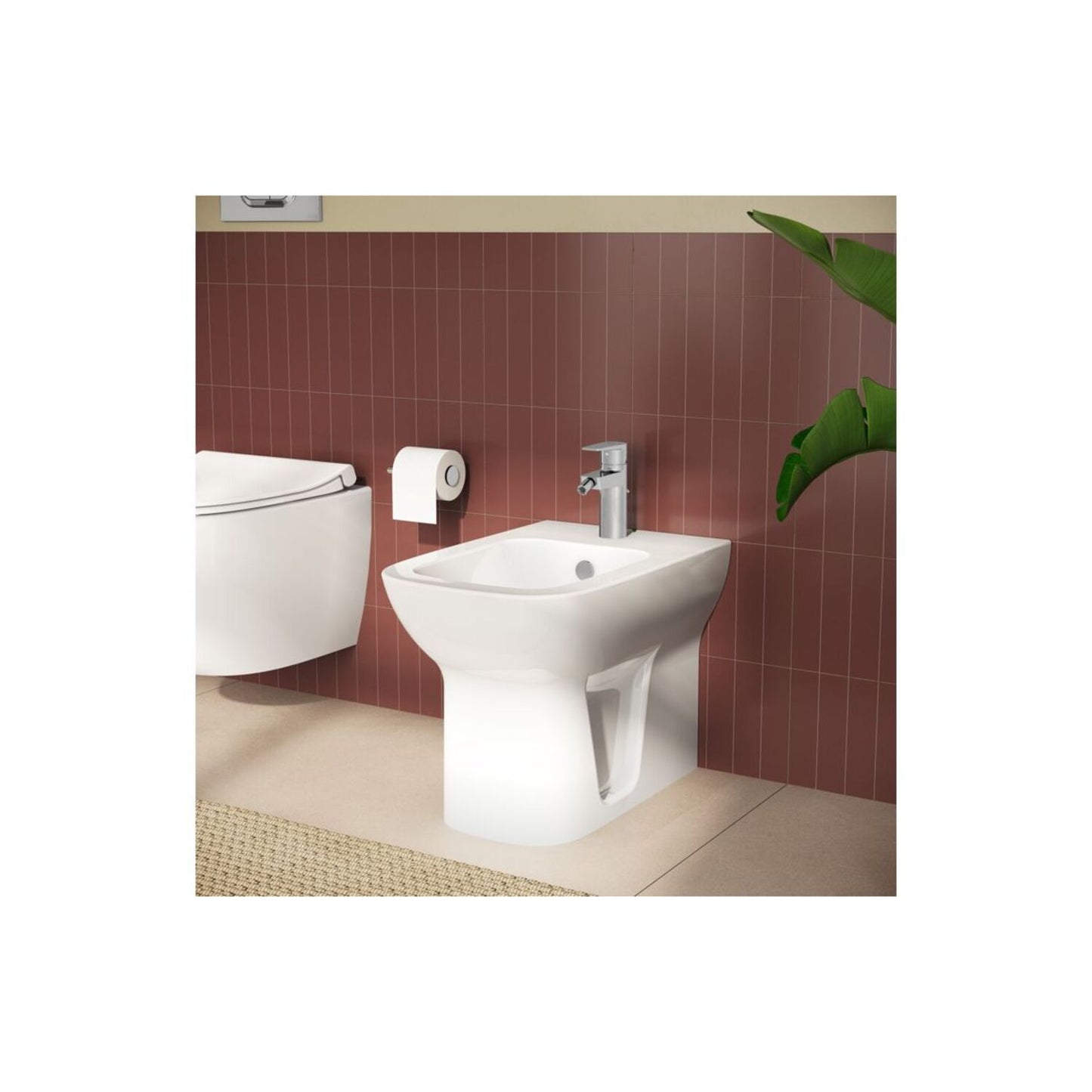 VitrA S20 Back to Wall Bidet - White