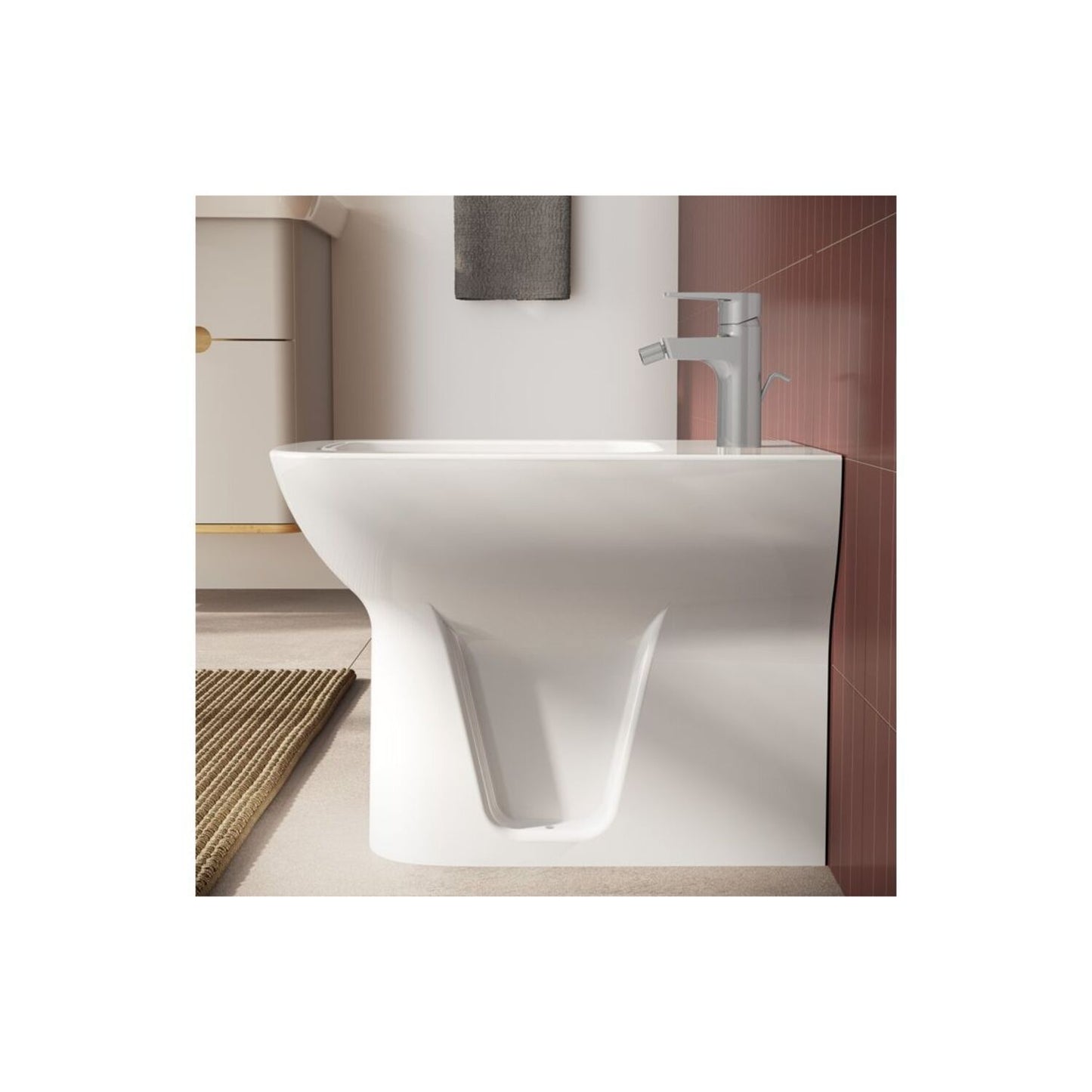 VitrA S20 Back to Wall Bidet - White