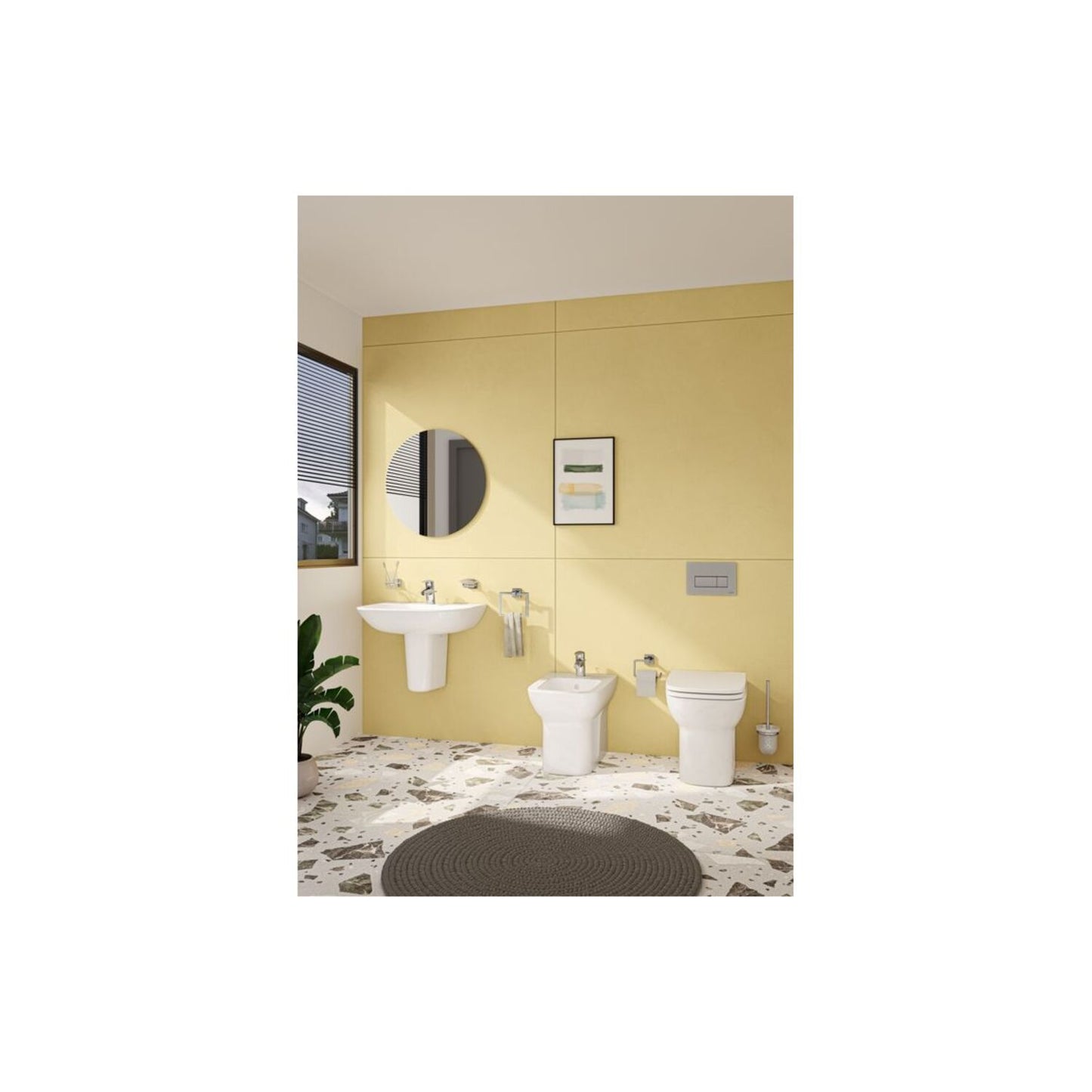 VitrA S20 Back to Wall Bidet - White